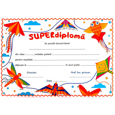 Super Diploma, sfarsit de an scolar (zmeu)