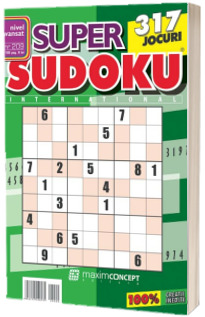 Super Sudoku, numarul 209. Nivel avansat