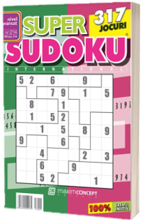 Super Sudoku, numarul 214. Nivel avansat