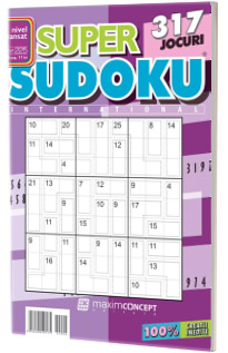 Super Sudoku, numarul 225. Nivel avansat
