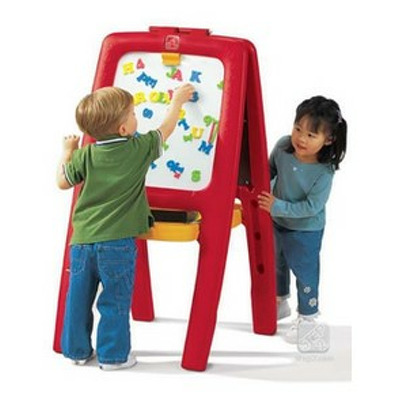 Tabla dubla pentru copii - Easel for Two Culoare Rosu