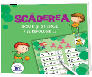 Tabla scaderii - Scrie si sterge (caiet cu fise refolosibile)