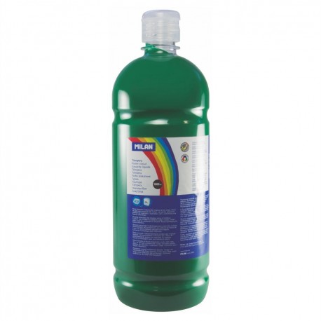 Tempera 1000 ml Milan verde inchis