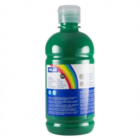 Tempera 500 ml Milan verde inchis