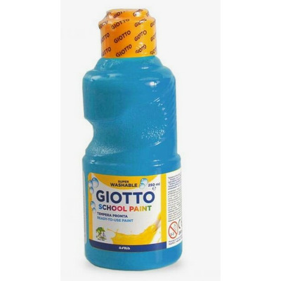 Tempera Giotto borcan 250 ml, Albastru