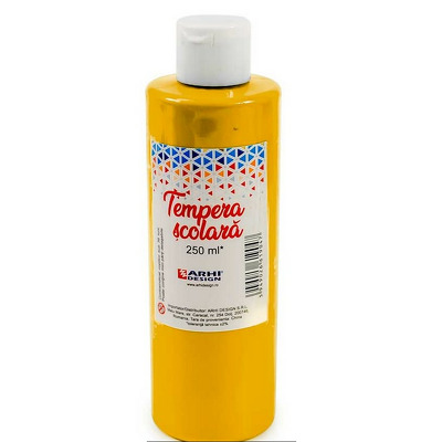 Tempera scolara 250 ml, Galben