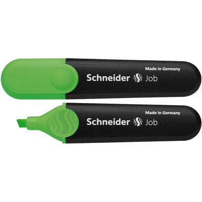 Textmarker Schneider Job, varf tesit 1 5mm - verde
