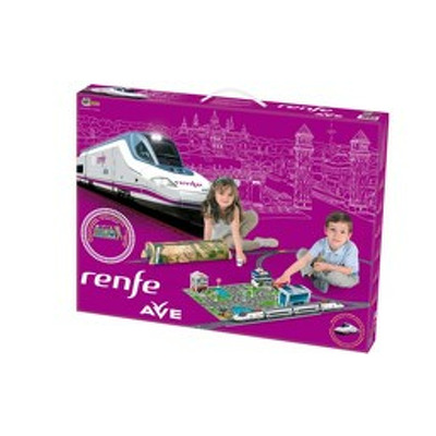 Trenulet electric High Speed RENFE cu statie, tunel si oras