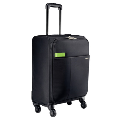 Troller LEITZ Smart Traveller, cu 4 rotile - negru