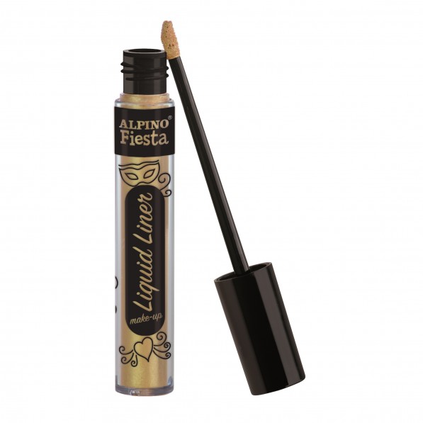 Tub machiaj, 6gr., Alpino Make-Up Liquid Liner - auriu