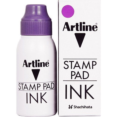 Tus Artline, pentru stampile, 50ml - albastru