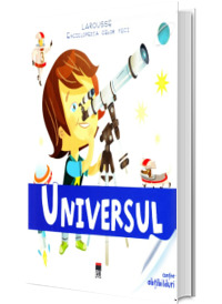 Universul. Enciclopedia celor mici, contine un puzzle si abtibilduri